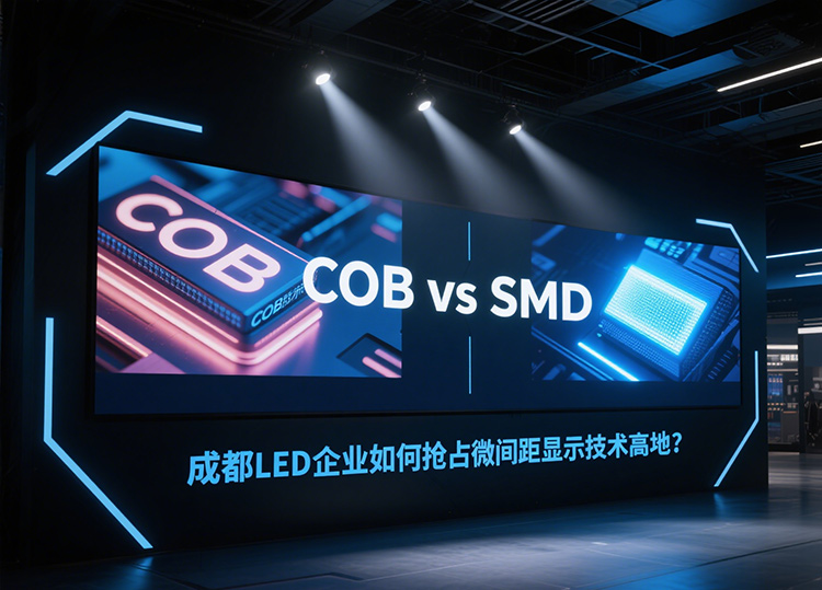 COB vs SMD:成都LED企業如何搶占微間距顯示技術高地?