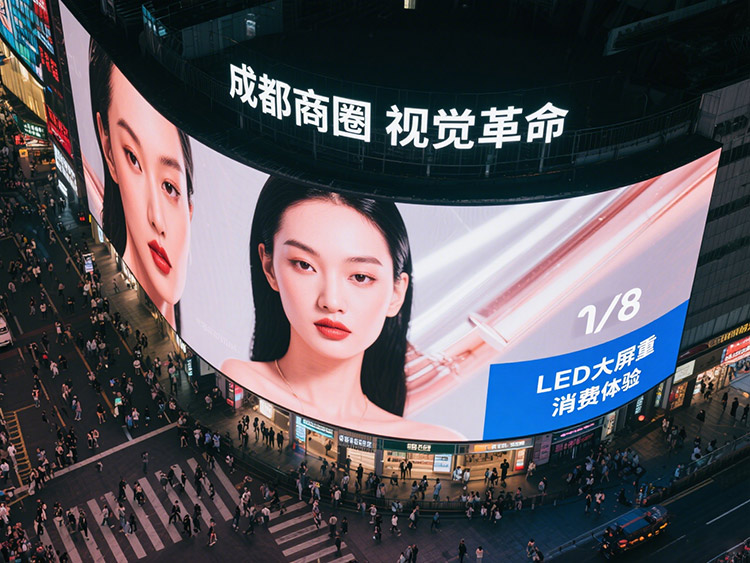 成都商圈的“視覺革命”:LED大屏如何重構消費體驗|成都LED顯示屏