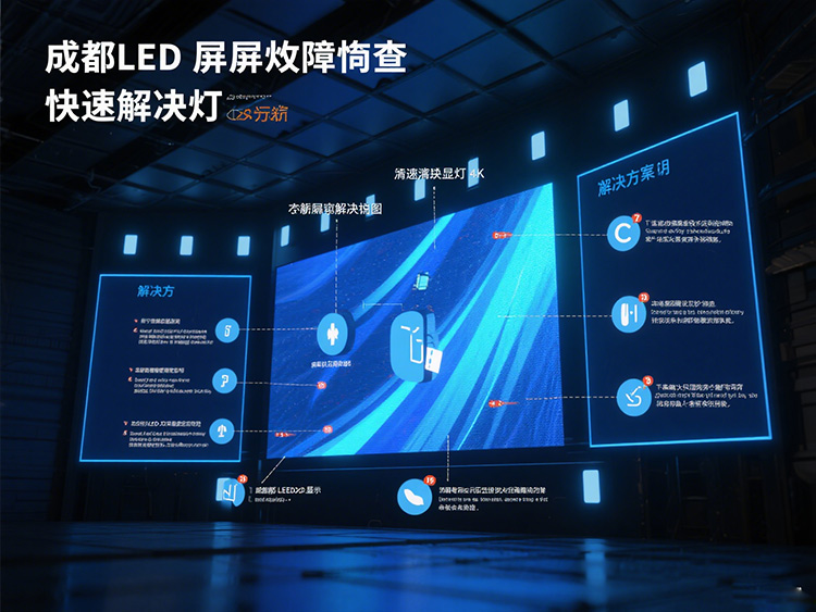 成都LED顯示屏常見故障排查:快速解決亮燈問題